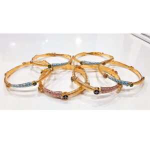 22 carat gold ladies classical ladies bangles RH-LB810