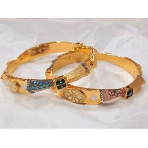 916 gold ladies bangles rh-lb807