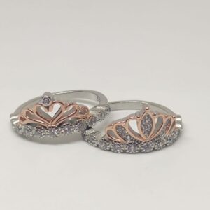 92.5 silver couple rings RH-RB422
