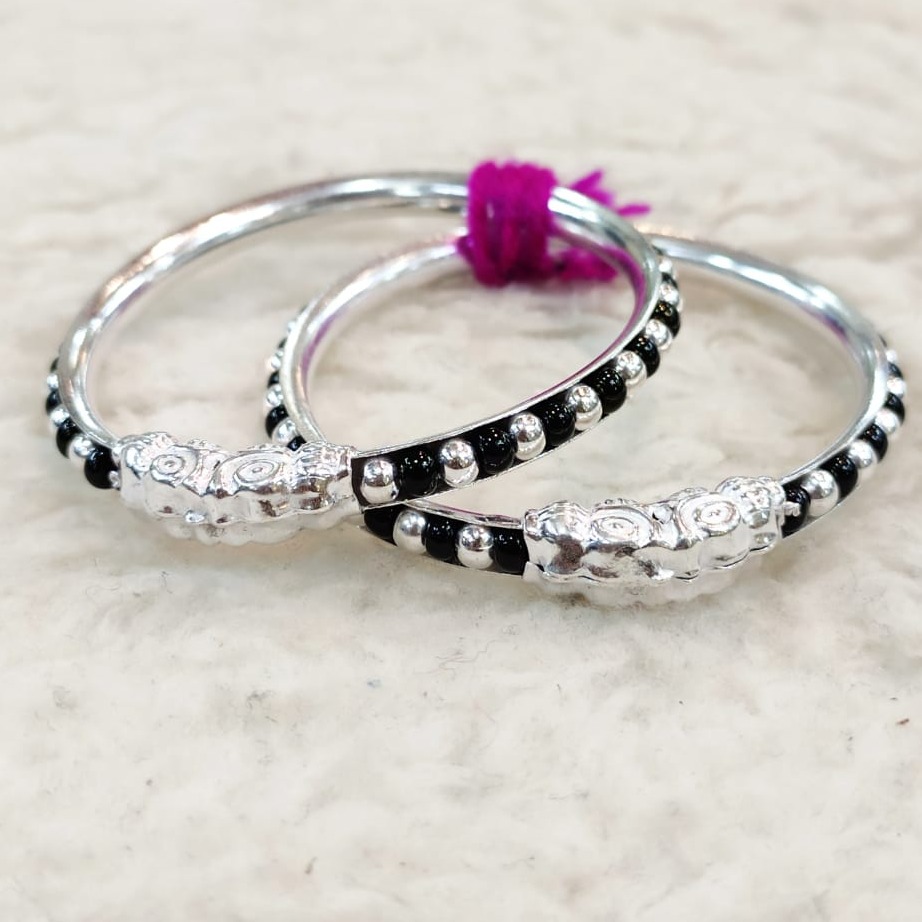silver kids bangles RH-KB250