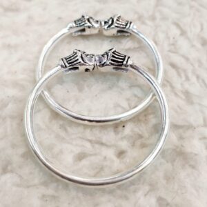 silver fancy kids bangles RH-KB248