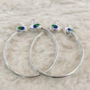 silver fancy kids bangles RH-KB245