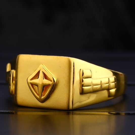 22 carat gold designer gents rings RH-GR257