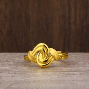 22 carat gold classical plain ladies rings RH-LR655