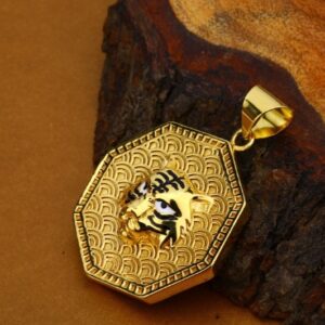 22 carat gold traditional gents pendants RH-GP589