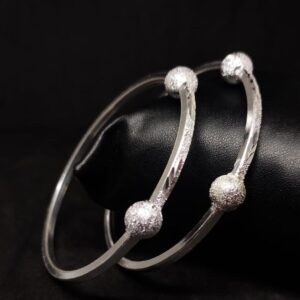 silver baccha bangle RH-BB596