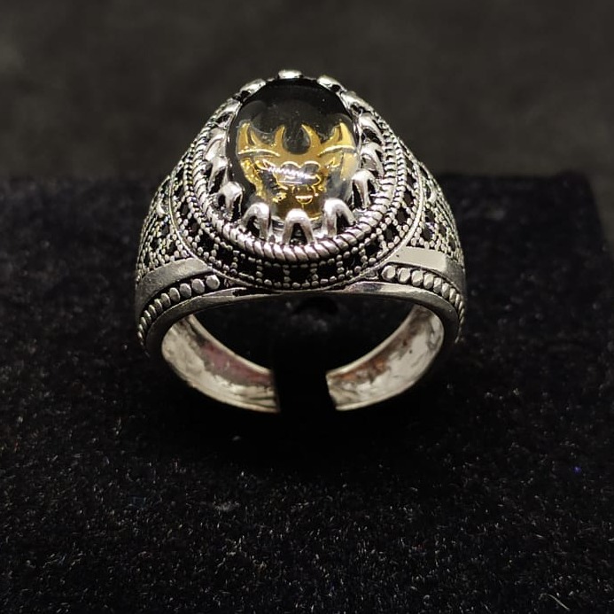 silver classical gents rings RH-GR592