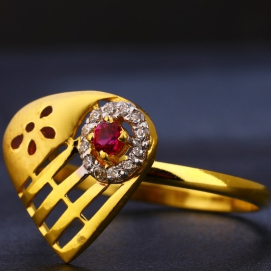 22 carat gold classical ladies rings RH-LR500