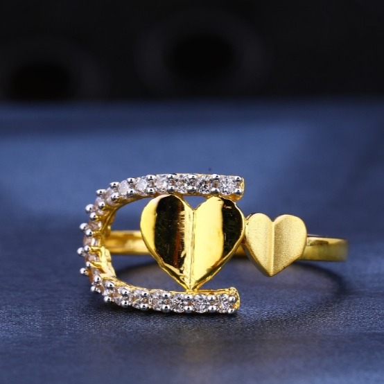 22 carat gold antique ladies rings RH-LR490