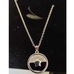 92.5 silver fancy ladies pendants chain RH-PC490