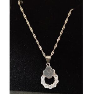 92.5 silver antique ladies pendants chain RH-PC486