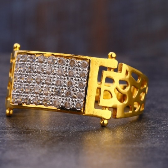 22 carat gold fancy gents rings RH-GR475