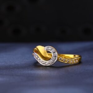 22 carat gold hallmark delicate ladies rings RH-LR455