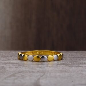 22 carat gold plain ladies rings RH-LR445