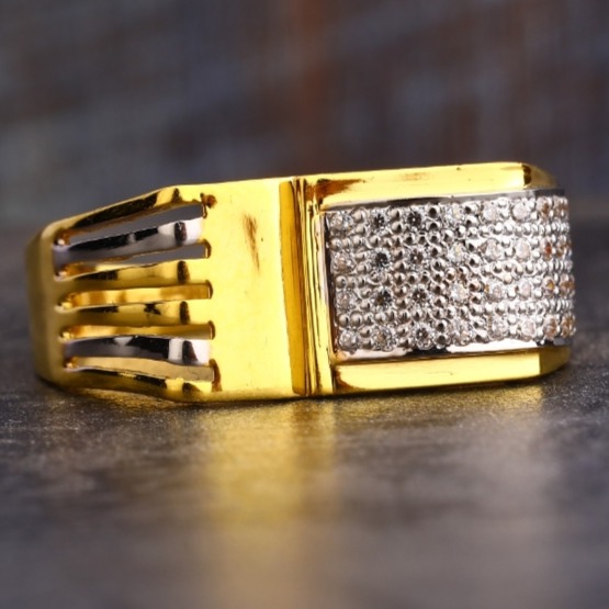 22 carat gold diamonds gents rings RH-GR395