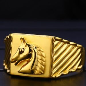 22 carat gold plain gents rings RH-GR394