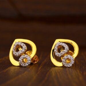 22 carat gold ladies earrings RH-LE358
