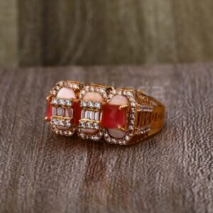 18 carat rose gold classical ladies rings RH-LR918