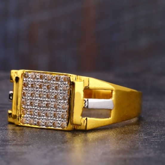 22 carat gold diamonds gents rings RH-GR890