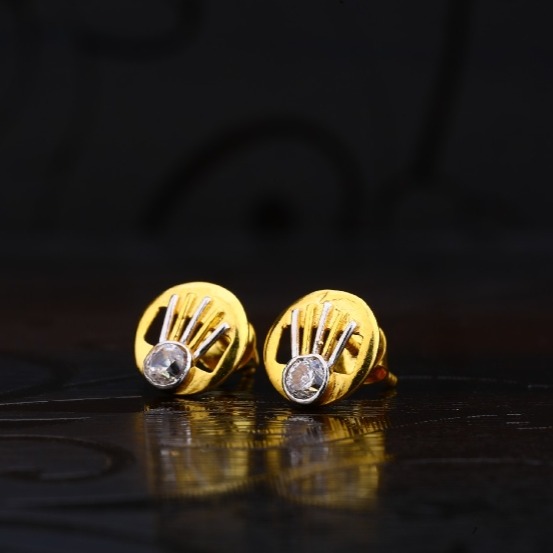 22 carat gold traditional ladies earrings RH-LE871