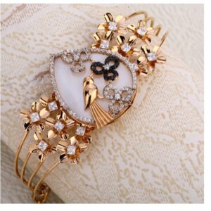 18 carat rose gold kada bracelet RH-LB615