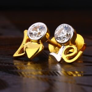 22 carat gold antiq ladies earrings RH-LE373