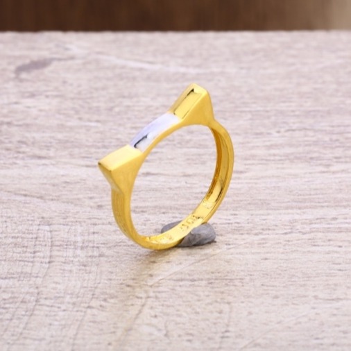 22 cara gold hallmark delicate ladies rings RH-LR6356