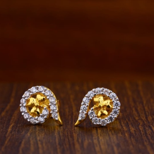 22 carat gold ladies earrings RH_LE336