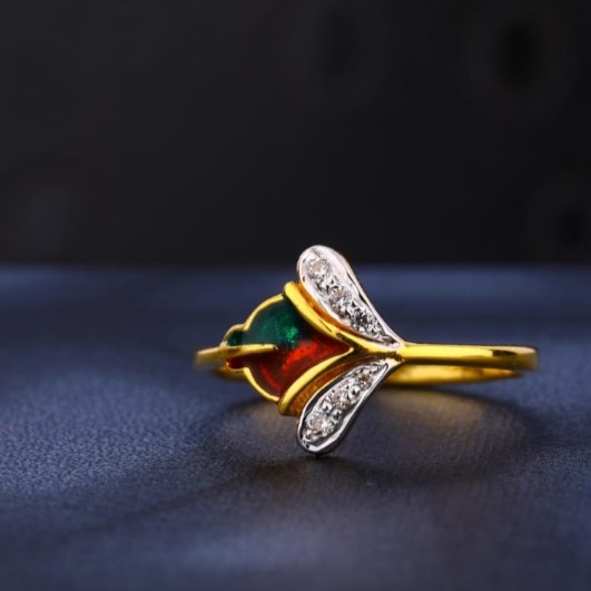 22 carat gold fancy ladies rings RH-LR682