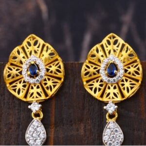 22 carat gold ladies earrings RH-LE593