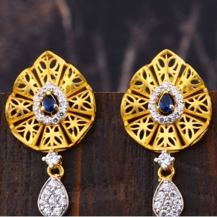 22 carat gold ladies earrings RH-LE593
