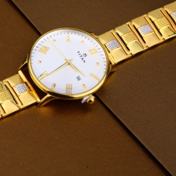 22 carat gold hallmark fancy mens watch rh-ga487