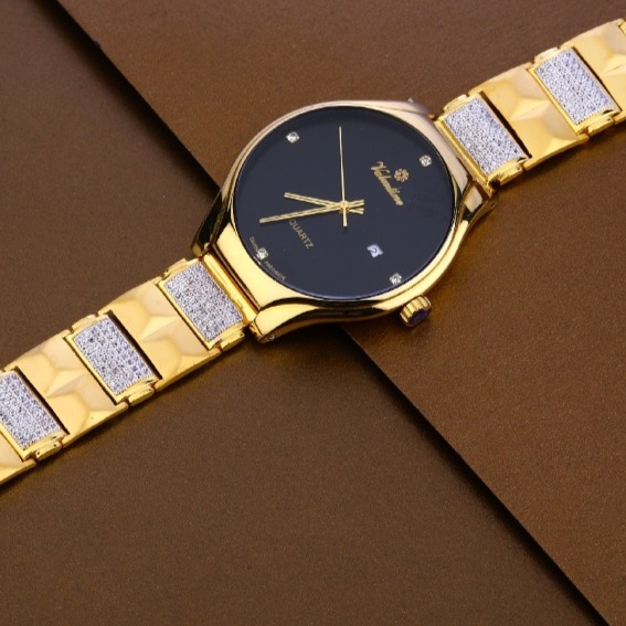 22 carat gold hallmark mens watch rh-ga484