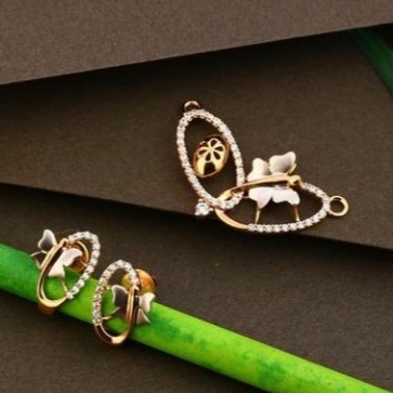 18 carat rose gold ladies pendants set RH-PS461