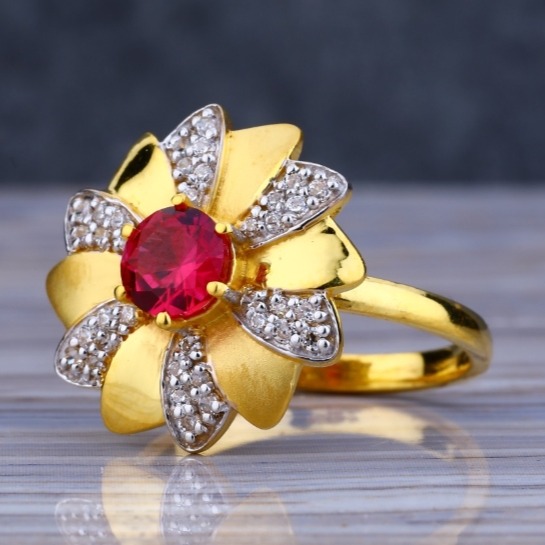 22 carat gold traditional ladies rings RH-LR434