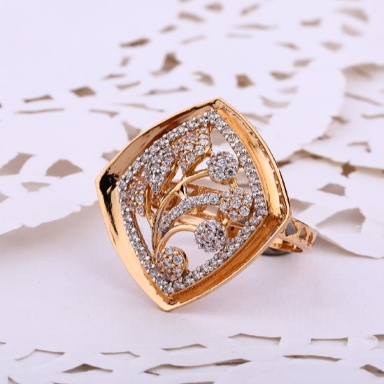 18 carat gold classical diamonds ladies rings RH-LR429