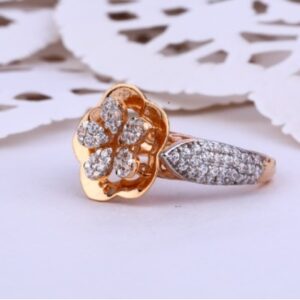 18 carat gold classical ladies rings RH-LR424