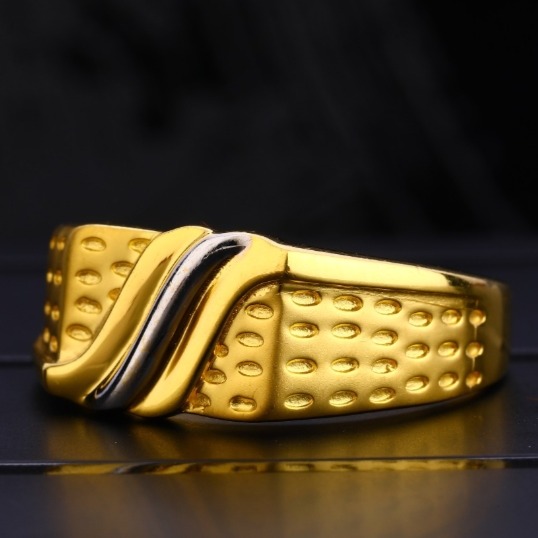 22 carat gold fancy gents rings RH-GR422