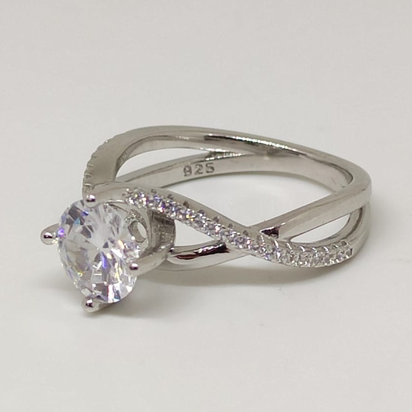 silver classical ladies rings RH-LR984