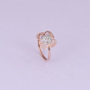 18 carat gold classical real daimonds ladies rings RH-LR975