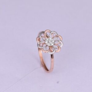 18 carat gold real daimonds ladies rings RH-LR974