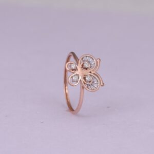 18 carat gold real daimonds ladies rings RH-LR973