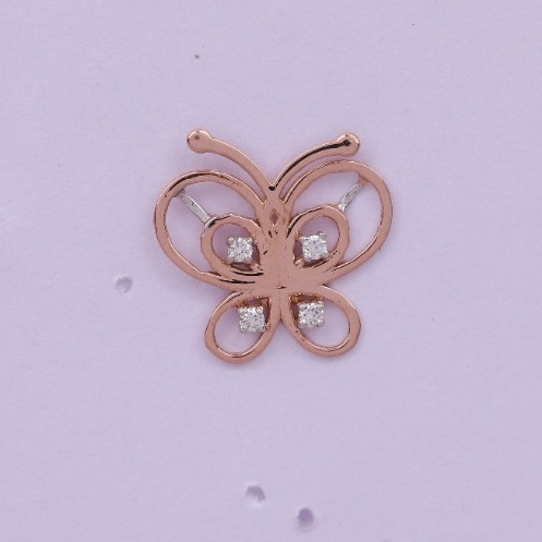 18 carat gold real daimonds ladies earrings RH-LE969