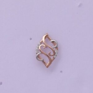 18 carat gold real daimonds ladies earrings RH-LE966