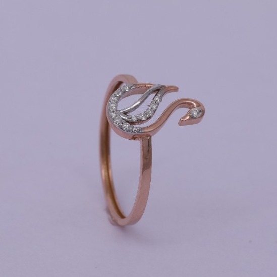 18 carat gold real daimonds ladies rings RH-LR965