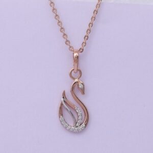 18 carat gold classical real daimonds pendants RH-LP964