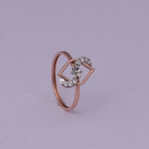 18 carat gold real daimonds ladies rings RH-LR956
