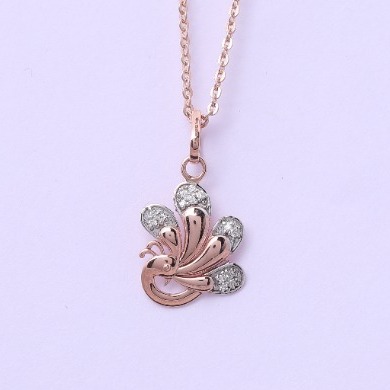 18 carat gold real daimonds fancy pendants RH-LP954