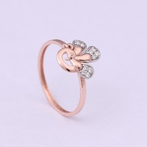 18 cart gold real daimonds ladies rings RH-LR950