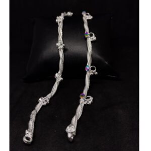 silver antiq ladies payal RH-LA895
